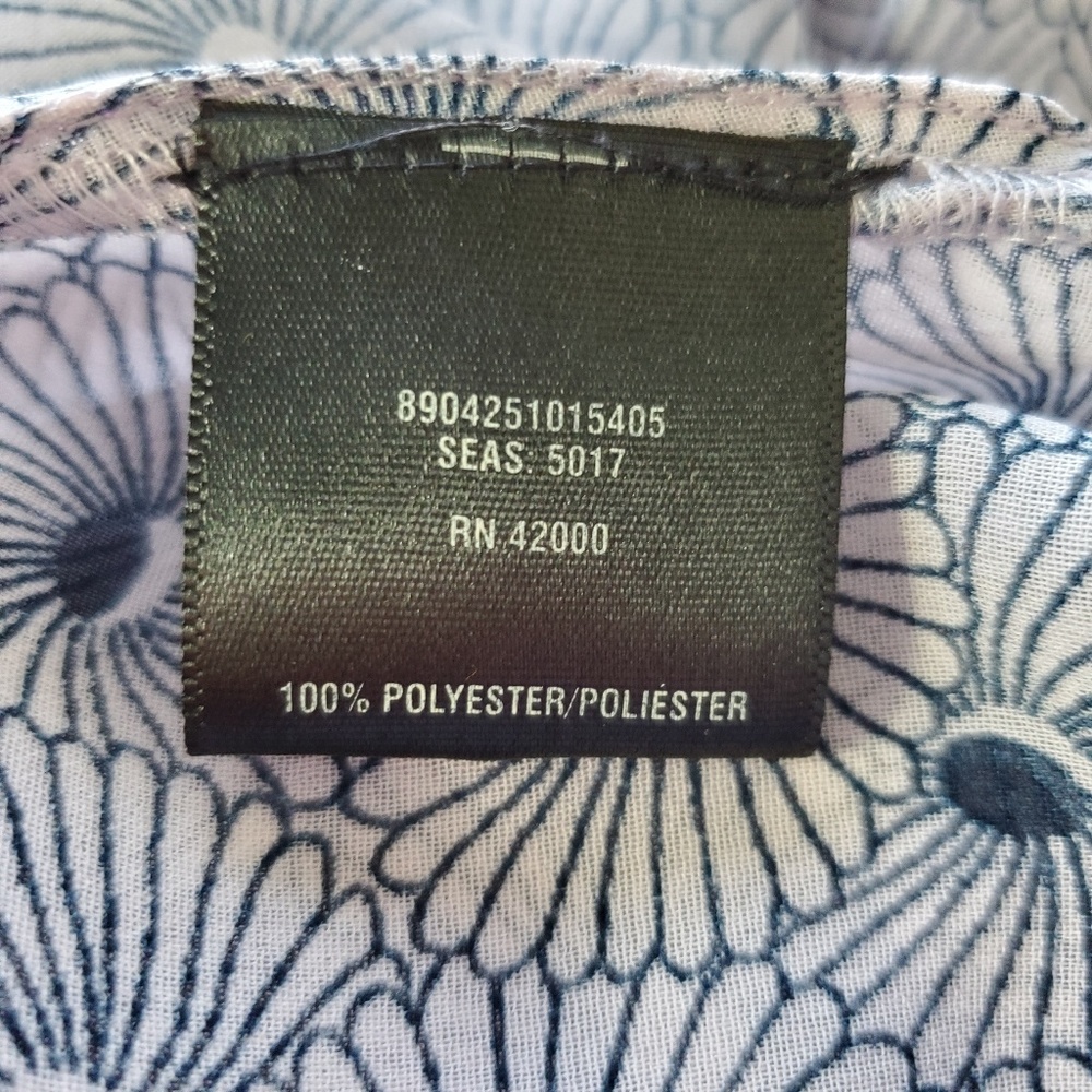Blue Patterned Button Down - Picture 8 of 8